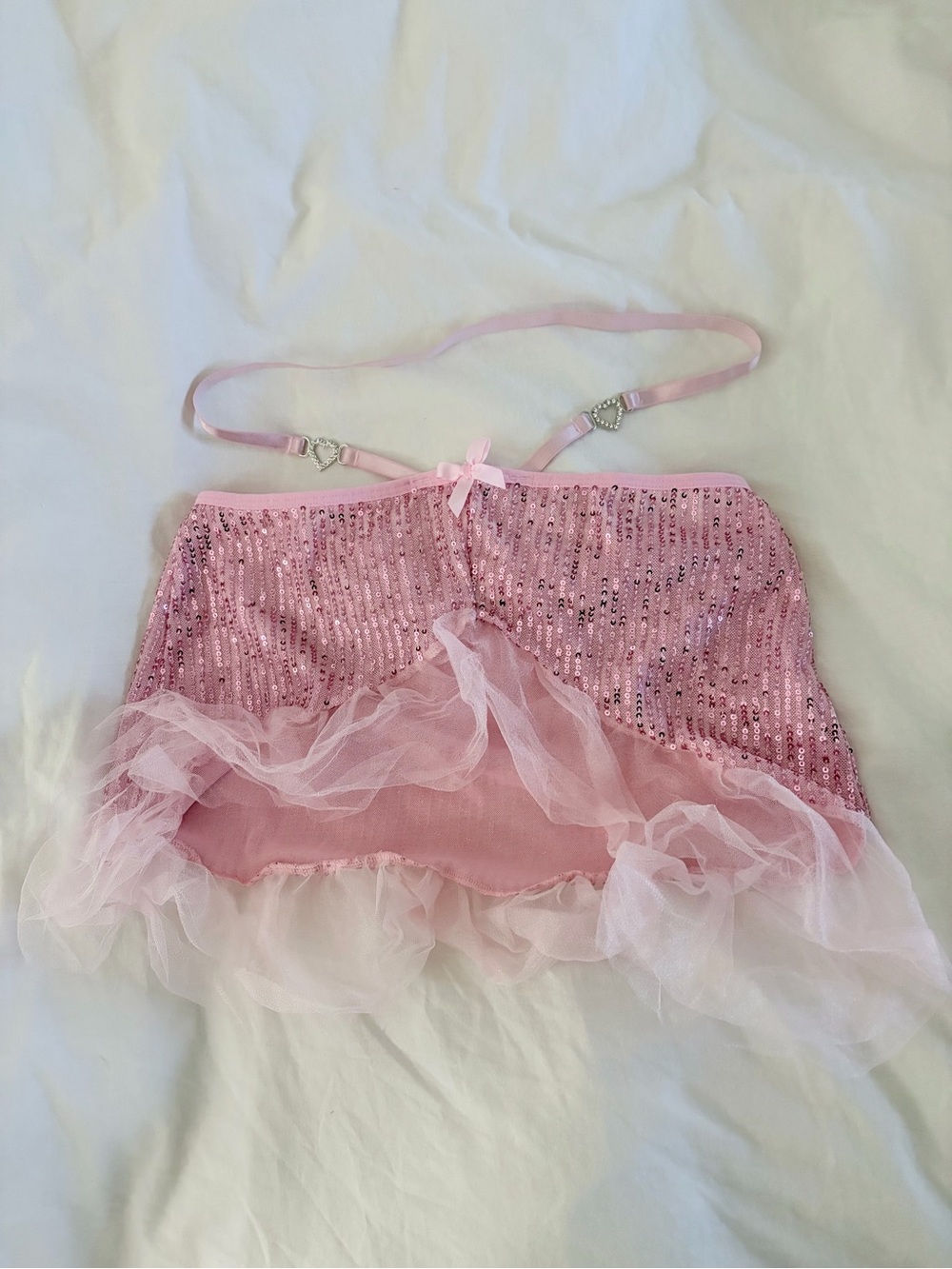 sequin lingerie skirt